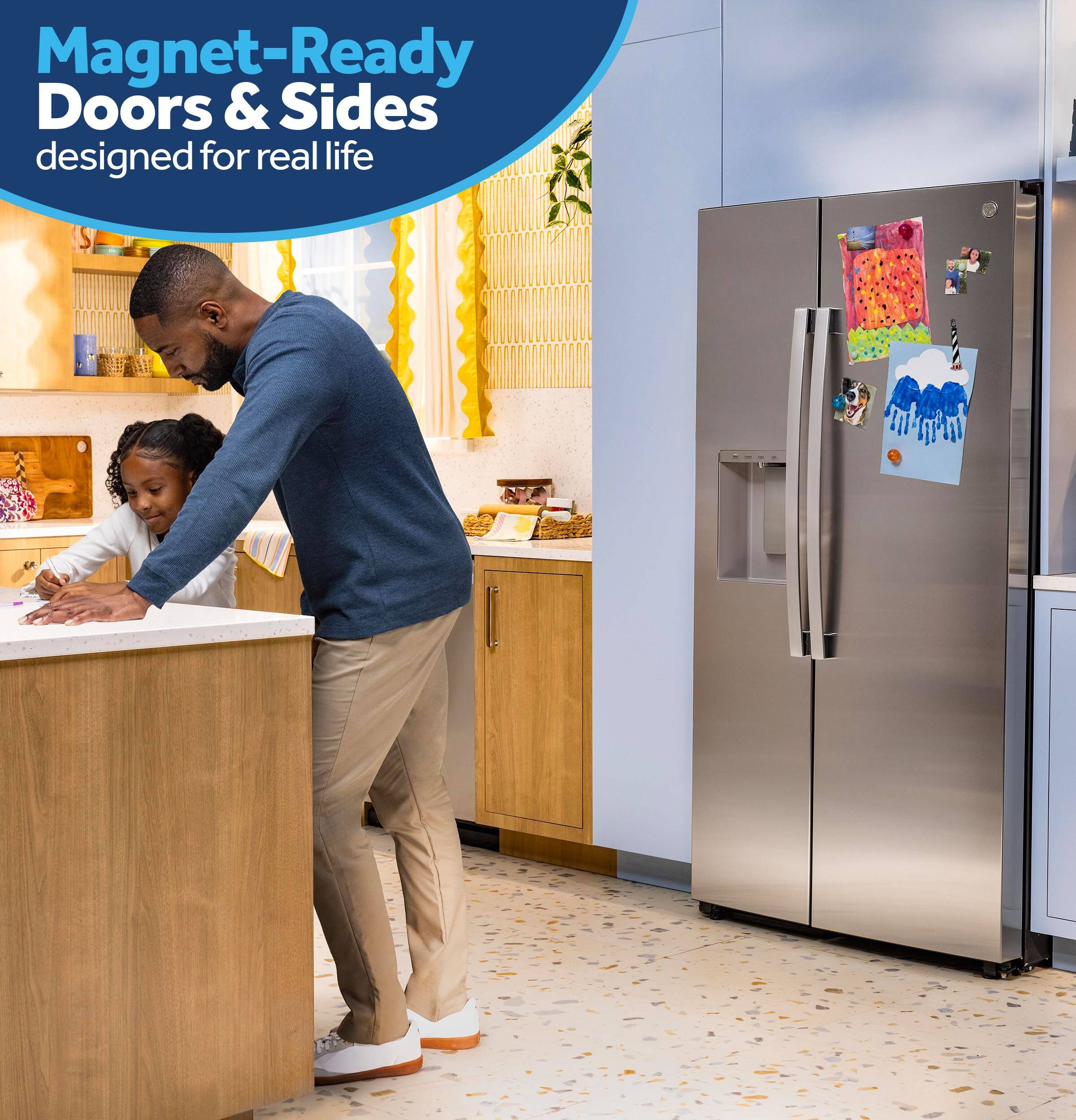 Magnet-Ready Doors & Sides  
designed for real life