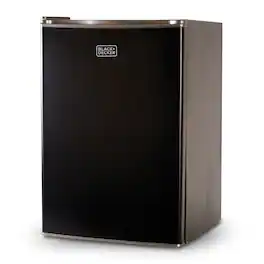 Black+Decker - Decker 2.5 cu. ft. Freestanding Mini Fridge with Freezer - Black