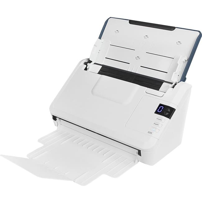 Visioneer - Xerox D35 ADF Scanner - 600 dpi Optical - 24-bit Color - 8-bit Grayscale - 45 ppm (Mono) - 35 ppm (Color) - Duplex - Unknown