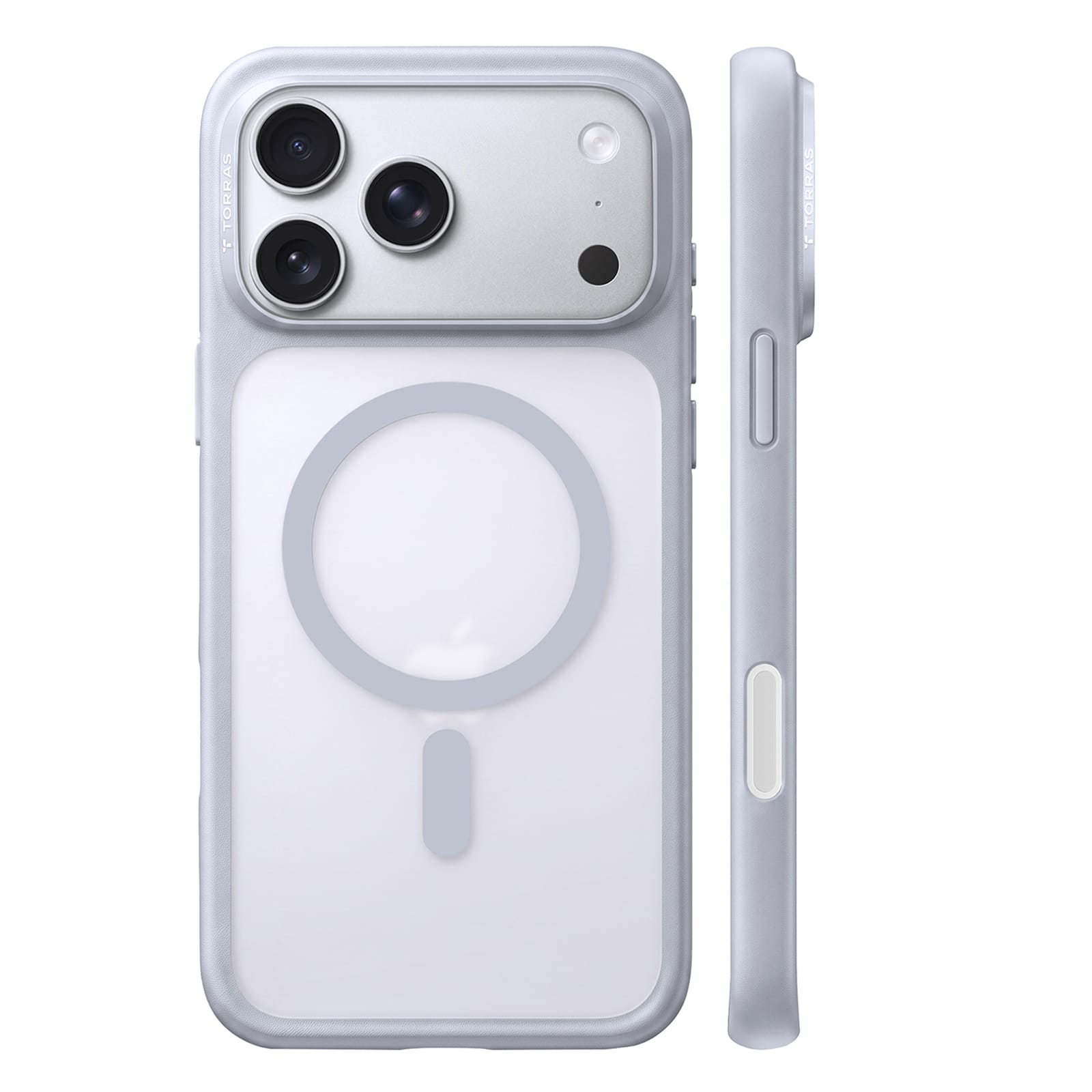 TORRAS - Guardian Magnetic Phone Case for iPhone 18 Pro - 18N MagSafe, Ergonomic - Sliver - Silver