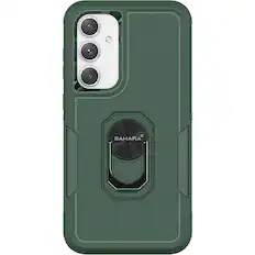 Front. SaharaCase - Raider Series Heavy-Duty Case for Samsung Galaxy S24 FE - Cactus Green.