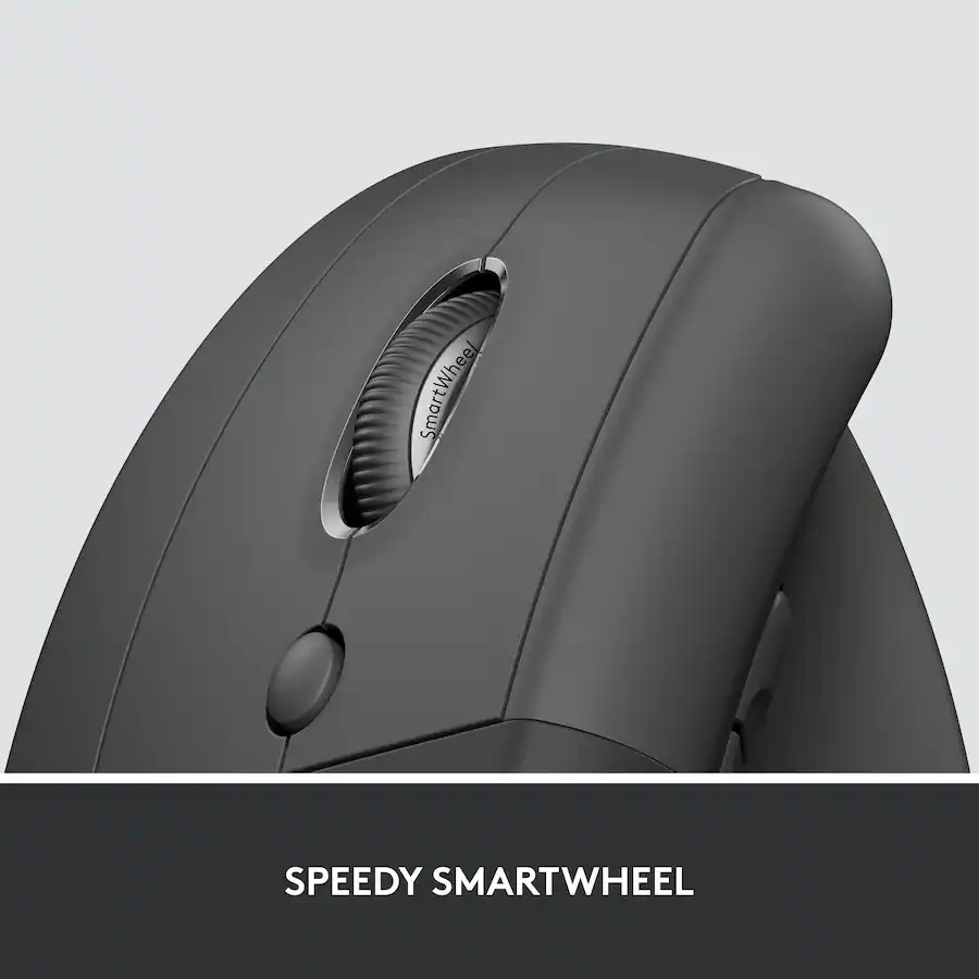 Logitech Lift for Business Vertical Ergonomic Left Handed Wireless ...