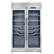 Front. Forno Appliances - Abruzzo 102-Bottle Freestanding Dual Zone Wine Cellar with Clear Acrylic Holders & Stainless Trim Shelves - Stainless steel.