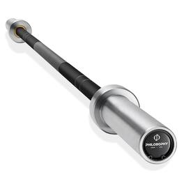 Philosophy Gym - Olympic Barbell - Weightlifting and Powerlifting 2-in Bar - Chrome