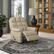 Alt View 18. ProLounger - Cooper Tufted Back Extra Large Low-Pile Velour Wall Hugger Reclining Chair - Barley Tan.
