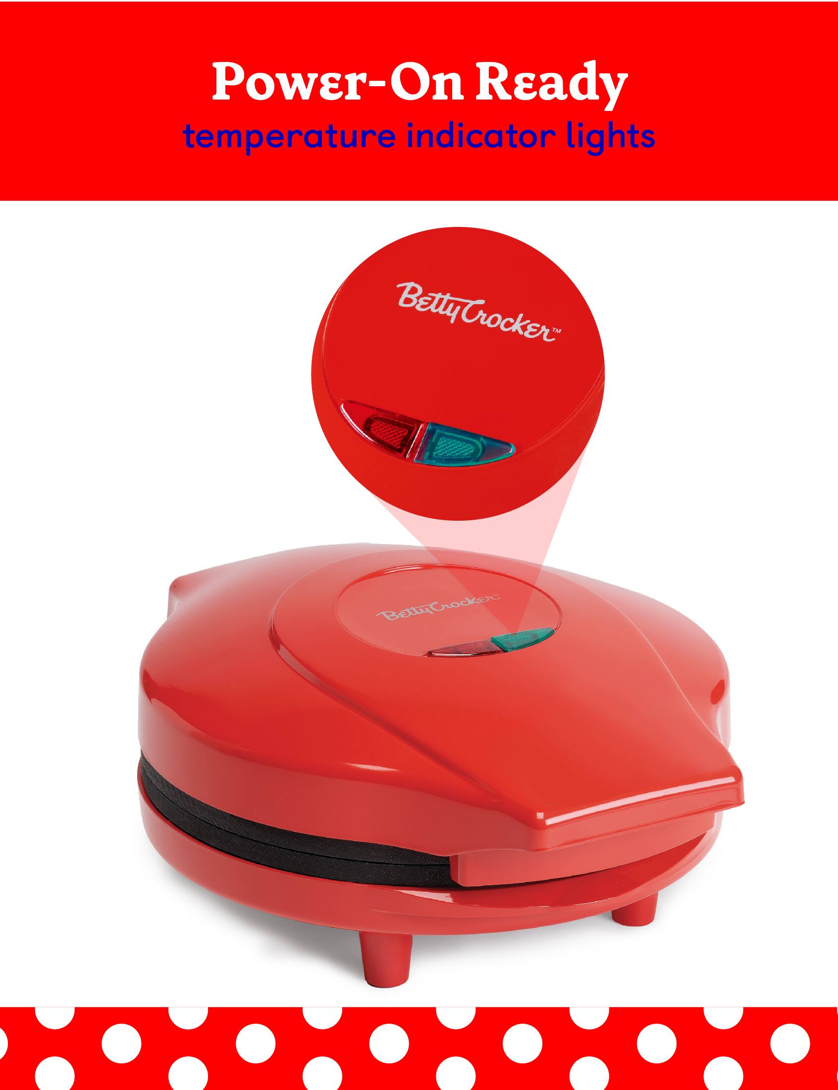 Power-On Ready temperature indicator lights BettyCrocker BettyCrocker TM