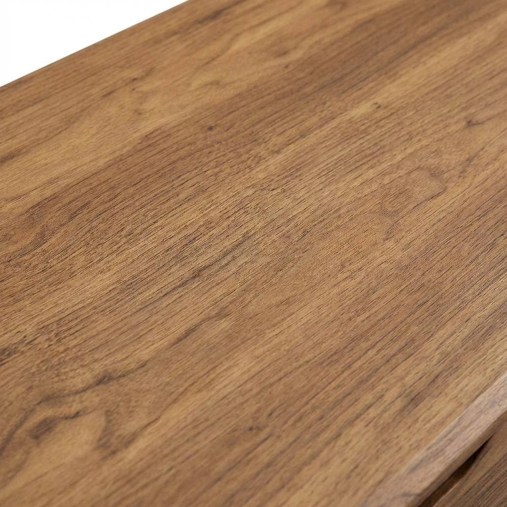 Alt View 1. FurniFact - Stylish Vinyl Record Display Stand with Modern Coffee Table Design - Brown.