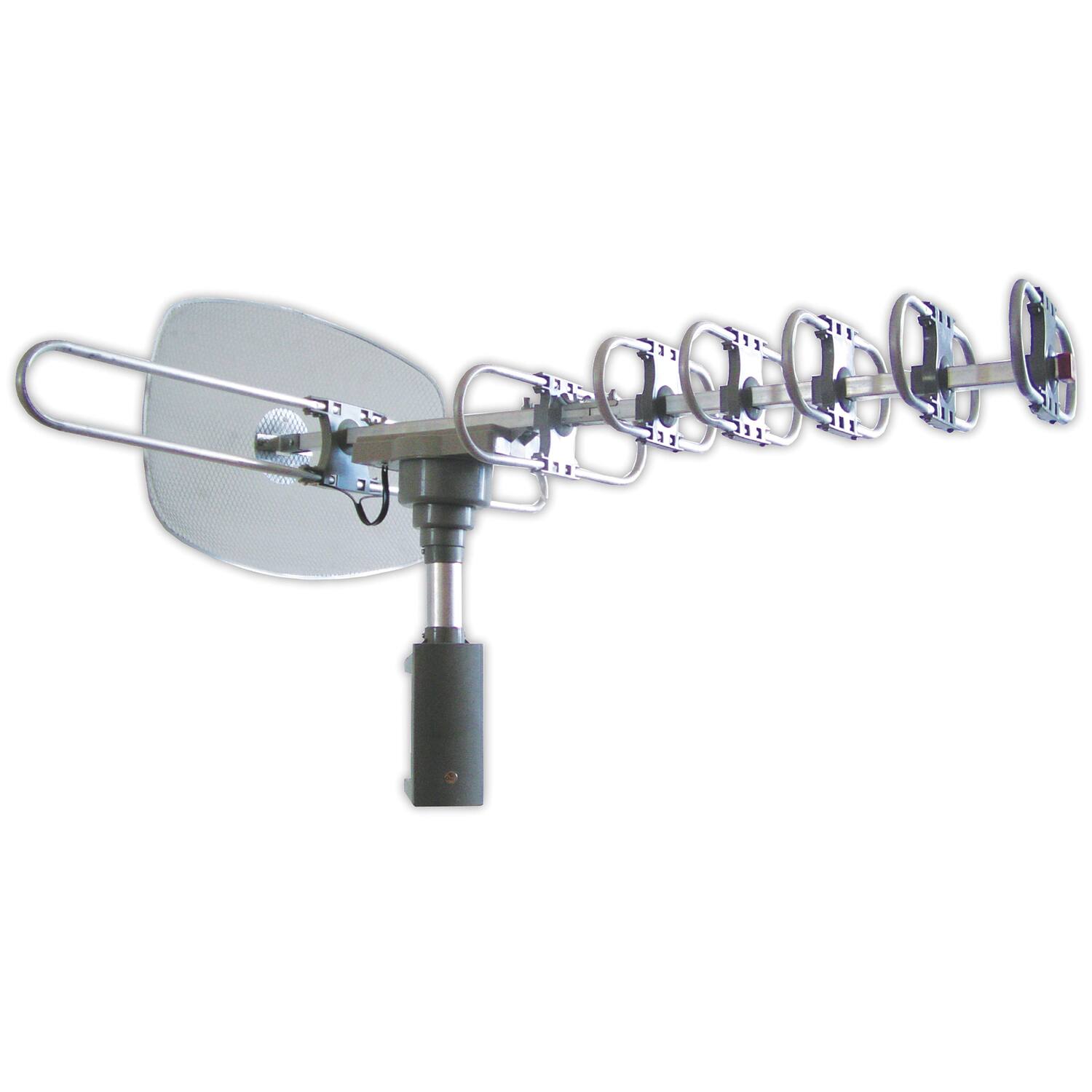 Angle. Supersonic - Supersonic Sc-609 Sc-609 360deg Hdtv Digital Amplified Motorized Rotating Outdoor Antenna - Silver.