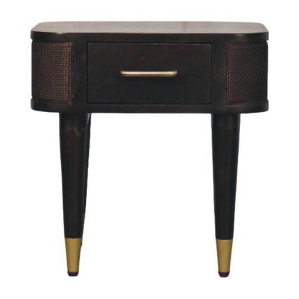 Front. Artisan Furniture - Artisan Furniture Solid Wood Belmont Bedside - Brown.