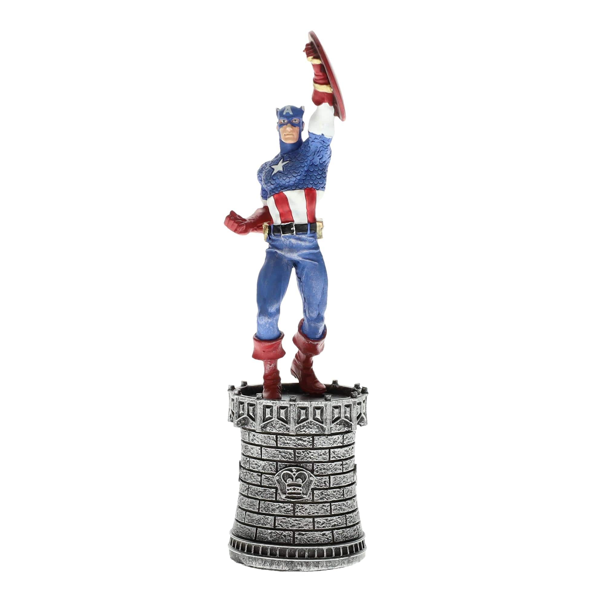 Marvel - Chess Collection #6 Captain America (King) | Chess Piece Only - Blue price history on PriceWatchPro