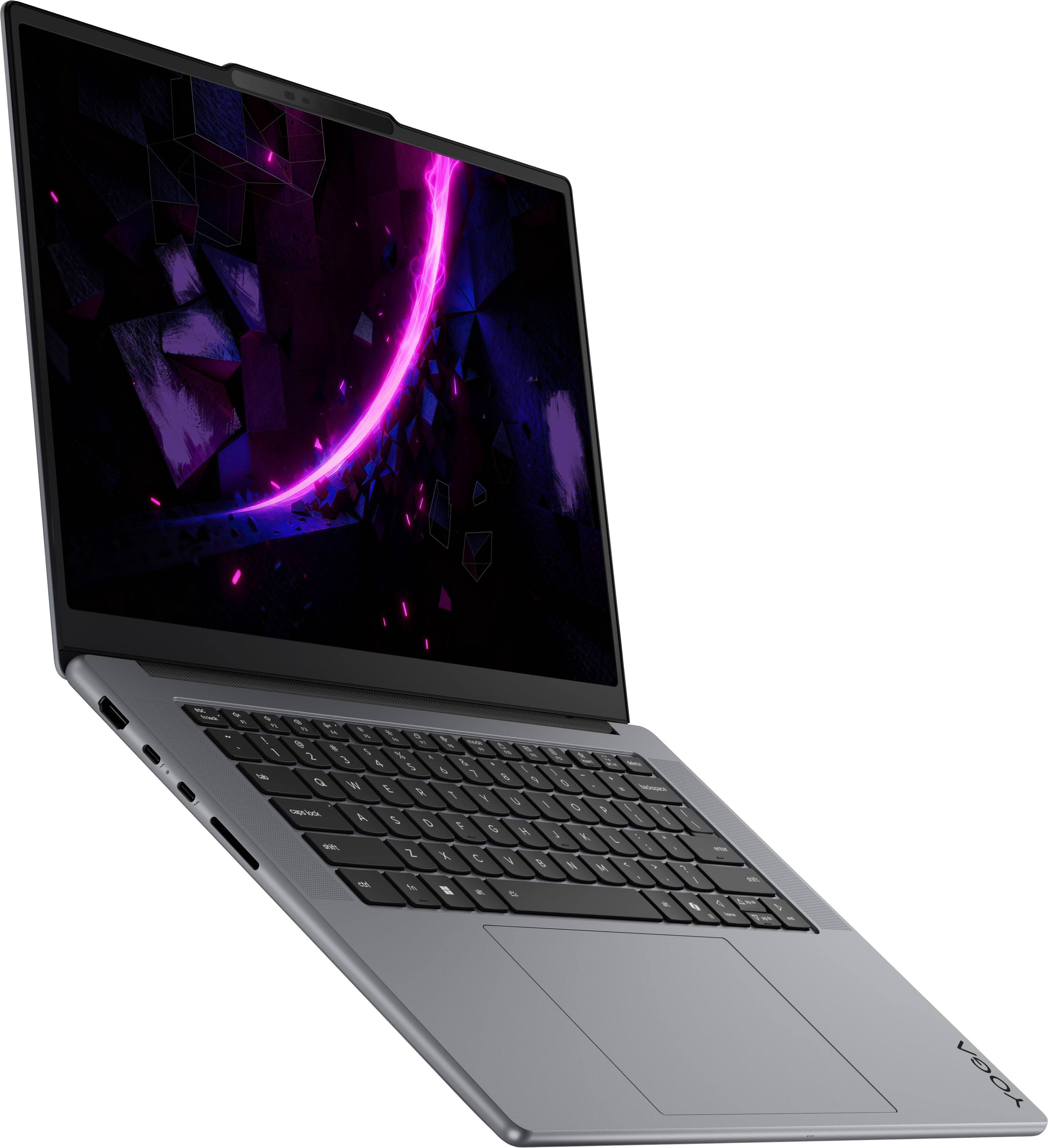 Alt View 12. Lenovo - Yoga Pro 7i Aura Edition 15.3" 3K OLED Laptop- Core Ultra 7 356H 2026- NVIDIA GeForce RTX 5050- 32GB Memory- 1TB Storage - Luna Grey.