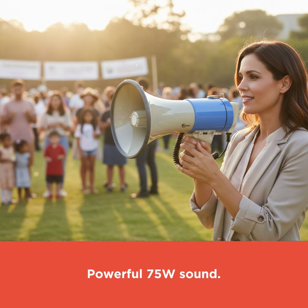 Powerful 75W sound.