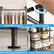 4 Expandable Hanging Rods
More Easy to Assemble
Felt Pads Prevent Stratching the Floor
3-Tiers Wooden Storage Shelves