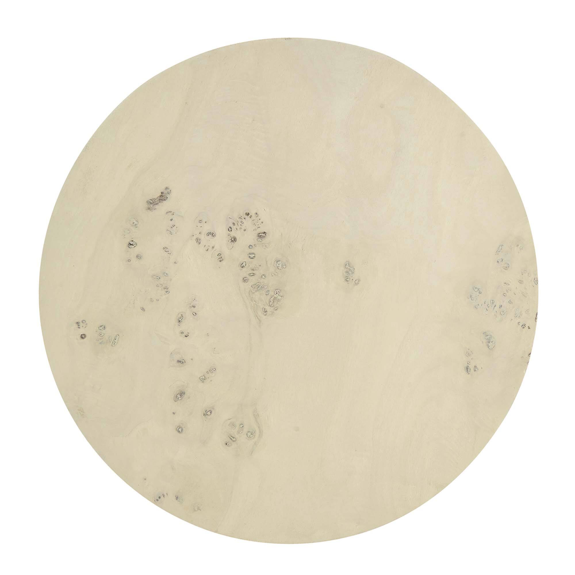 Alt View 4. Modway - Cosmos 16" Round Burl Wood Side Table by Modway - Bleached Burl.