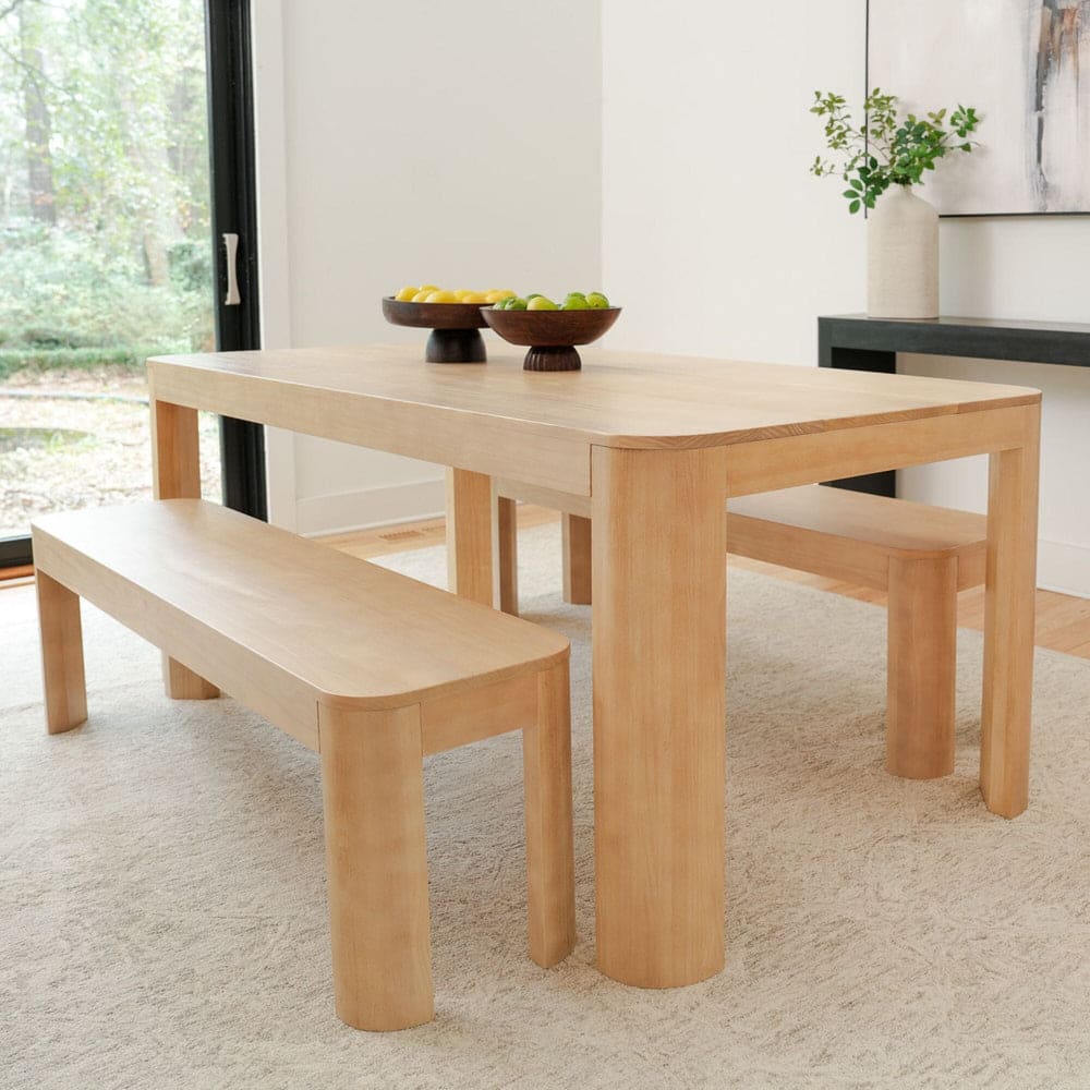Plank+Beam - Contour Dining Table (72in / 1830mm) - Blonde