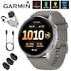 GARMIN 24/7 HEALTH & FITNESS MONITORING UPTO 12 DAYS BUILT-IN GPS GARMIN CONNECT APP
GARMIN
Sat 01 1010 32° 38 100% 88 68