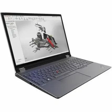Front. Lenovo - Lenovo ThinkPad P16 Gen 2 21FA002TUS 16" Mobile Workstation - WQXGA - Intel Core i7 13th Gen i7-13700HX - 32 GB - 1 TB S - Villi Black,Storm Gray.
