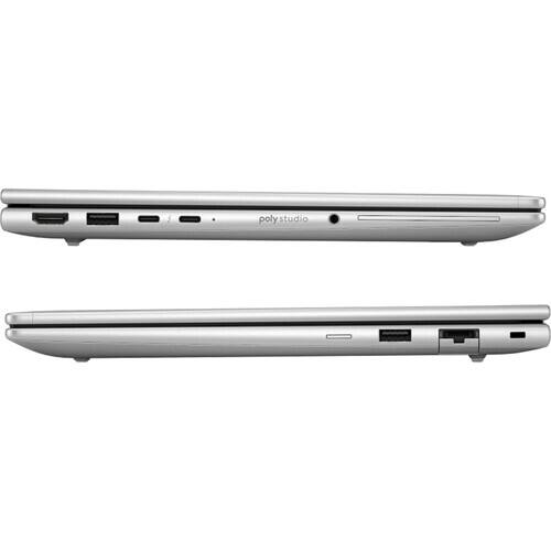 Alt View 5. HP - EliteBook 6 G1i 13.3" WUXGA Intel Core Ultra 5 235U 2.0 GHz up to 4.9 GHz 16GB 256GB SSD Windows 11 Pro Laptop - Silver.