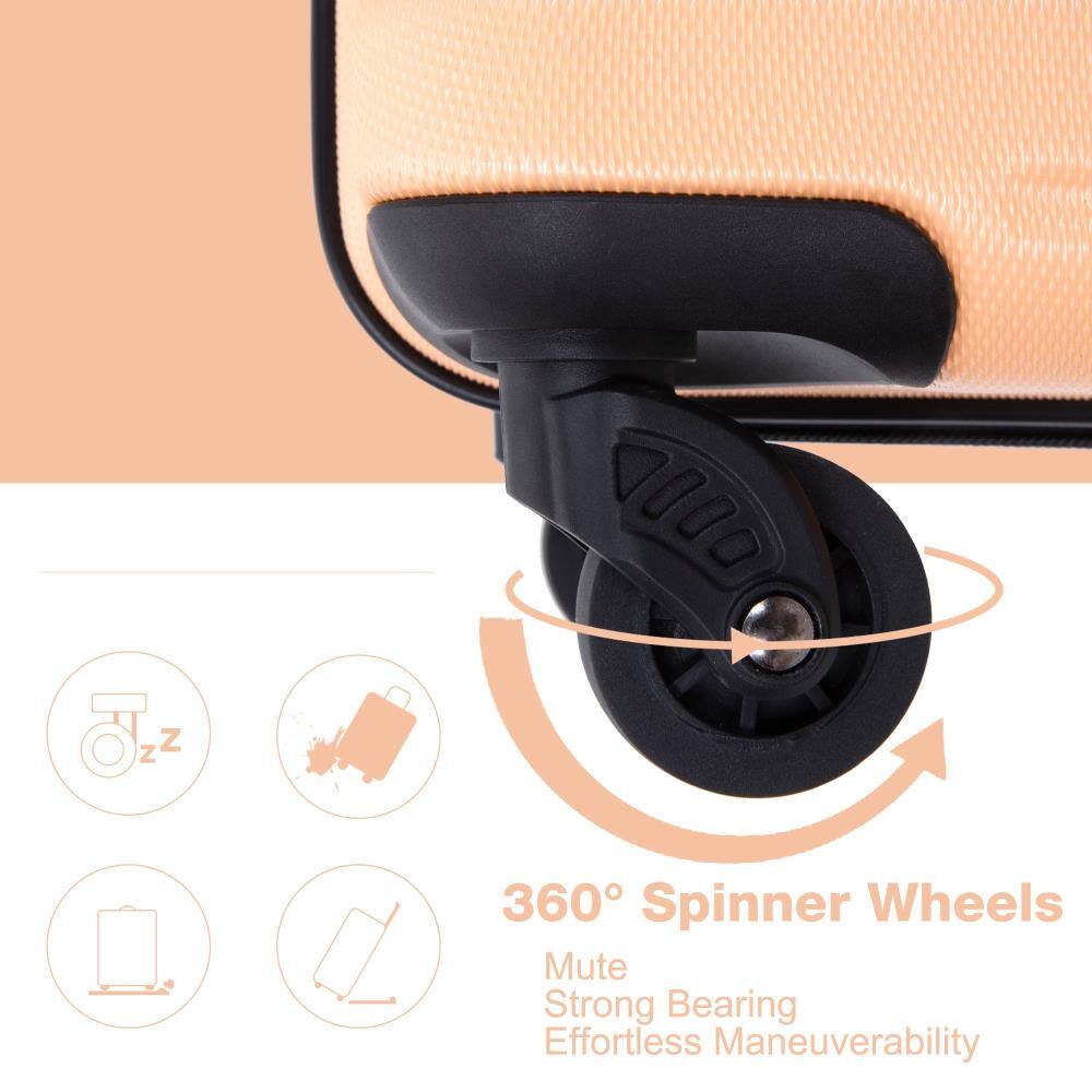 360° Spinner Wheels  
Mute  
Strong Bearing  
Effortless Maneuverability