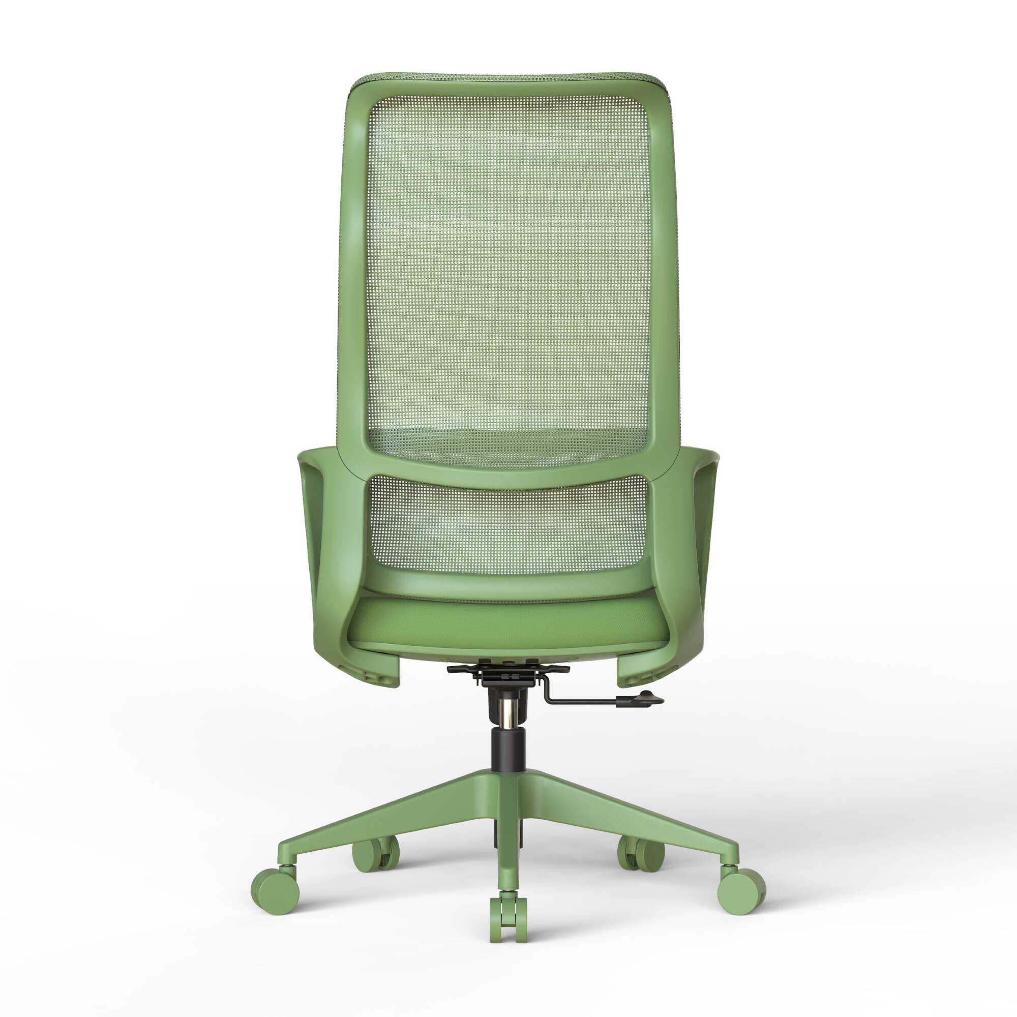 Alt View 2. Forest'nSky - Modern Ergonomic Mesh Office Chair – High-Back Executive Desk Chair with Lumbar Support, Adjustable Height, Green - Green.
