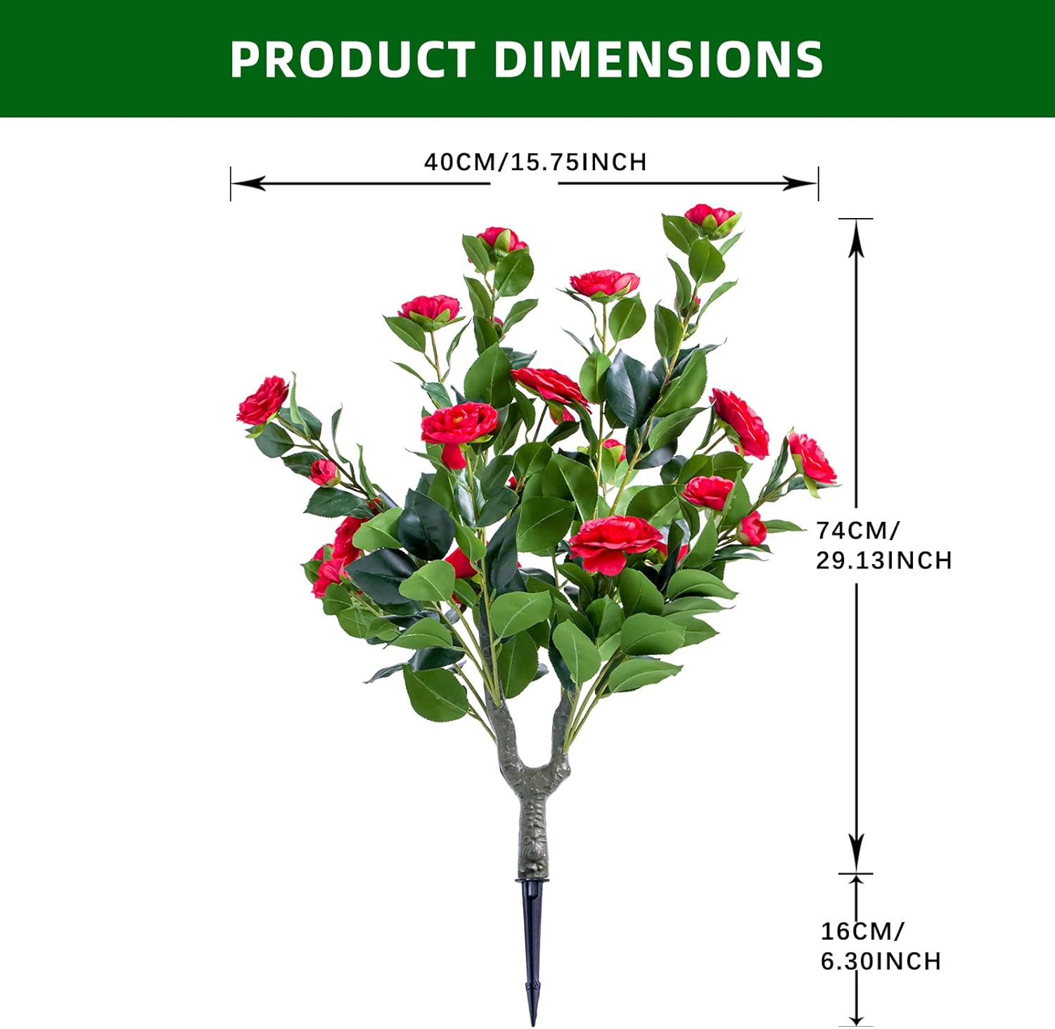 PRODUCT DIMENSIONS  
40CM/15.75INCH  
74CM/29.13INCH  
16CM/6.30INCH