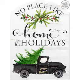 Jardine - Purdue Boilermakers 16'' x 22'' Holiday Marquee Sign - White