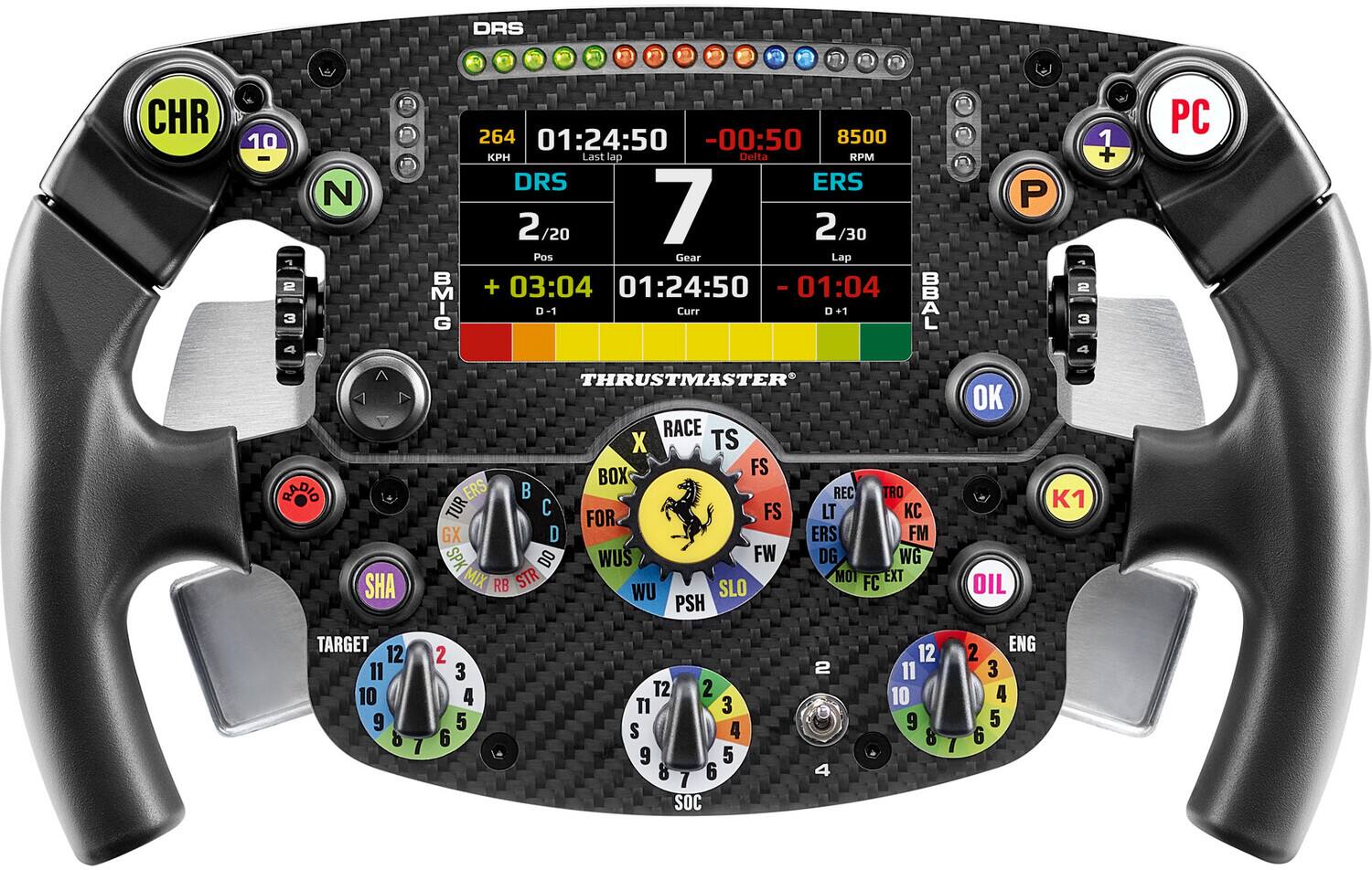 Thrustmaster - PC Accessory: Thrustmaster-Formula Wheel Add-On Ferrari SF-25 Edition for PC - Multicolor