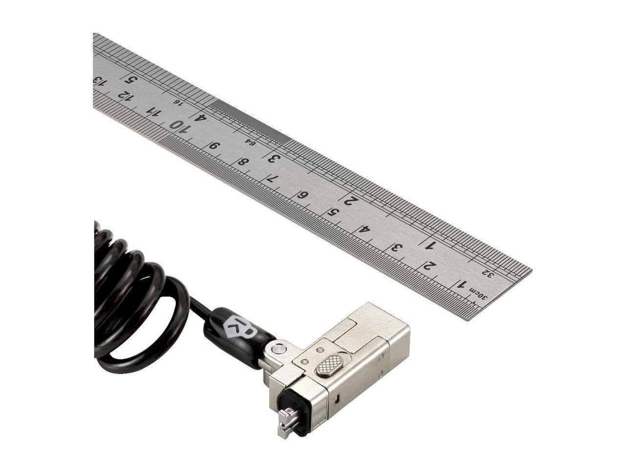 Alt View 9. Kensington - Kensington Slim NanoSaver 2.0 Portable Keyed Laptop Lock.