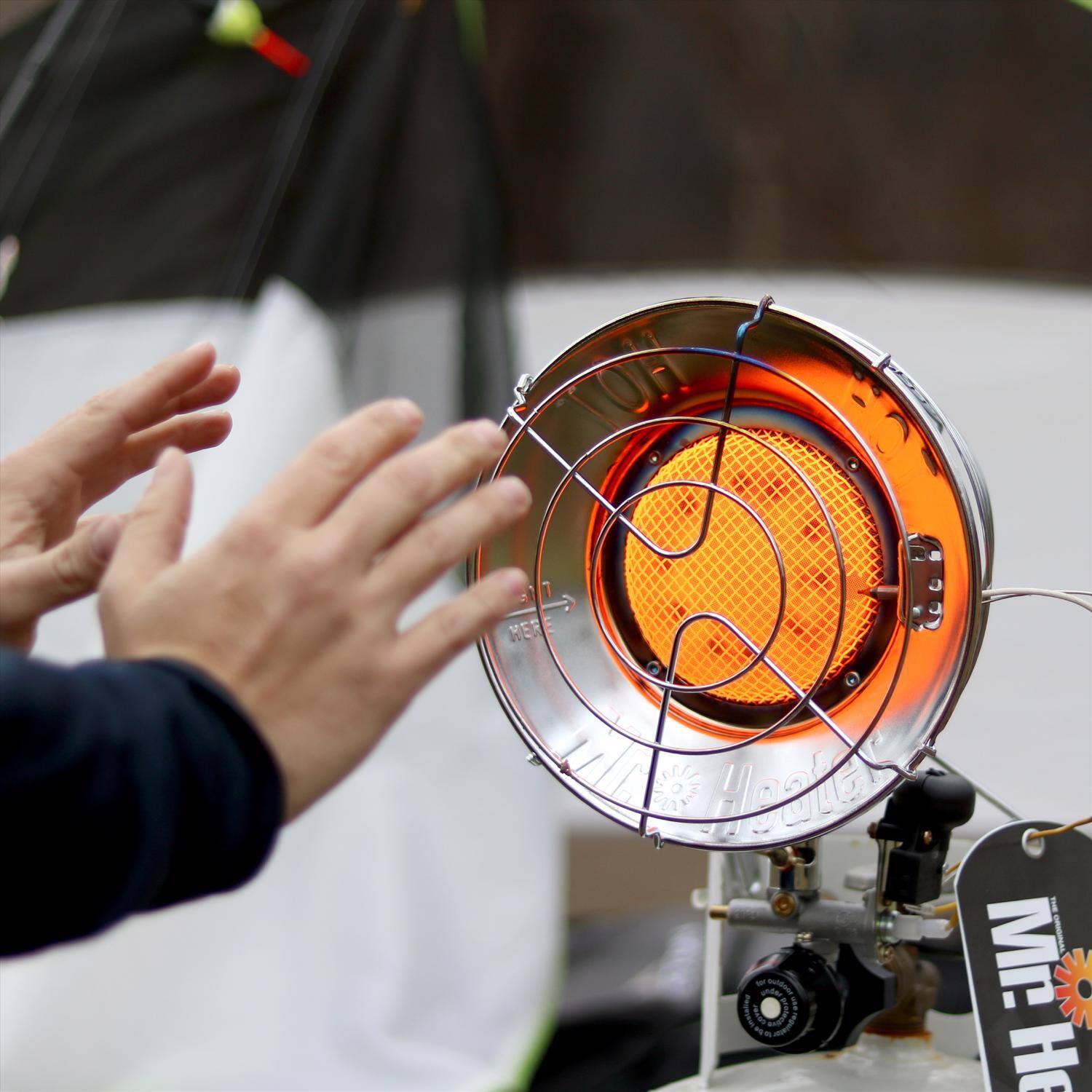 Angle. Mr. Heater - Mr. Heater 15000 Btu/h 300 sq ft Infrared Propane Tank Top Heater.