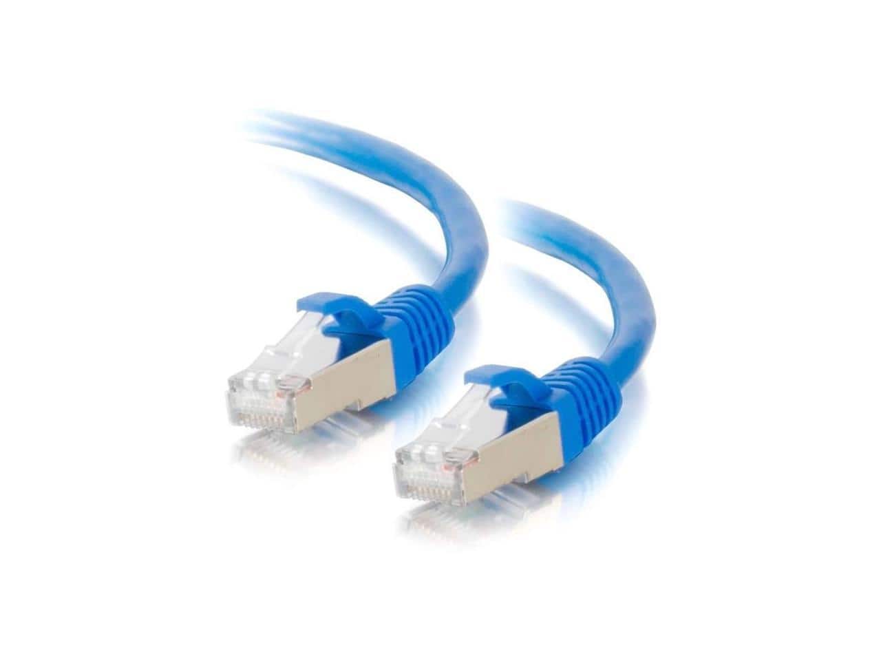 Cables to Go - C2G 12ft Cat6 Snagless Shielded (STP) Network Patch Cable - Blue