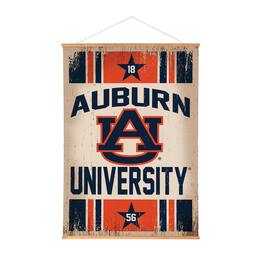 Evergreen Enterprises - Auburn Tigers 36" x 54" Large Canvas Wall Art Tapestry with Wood Frame - Multicolor