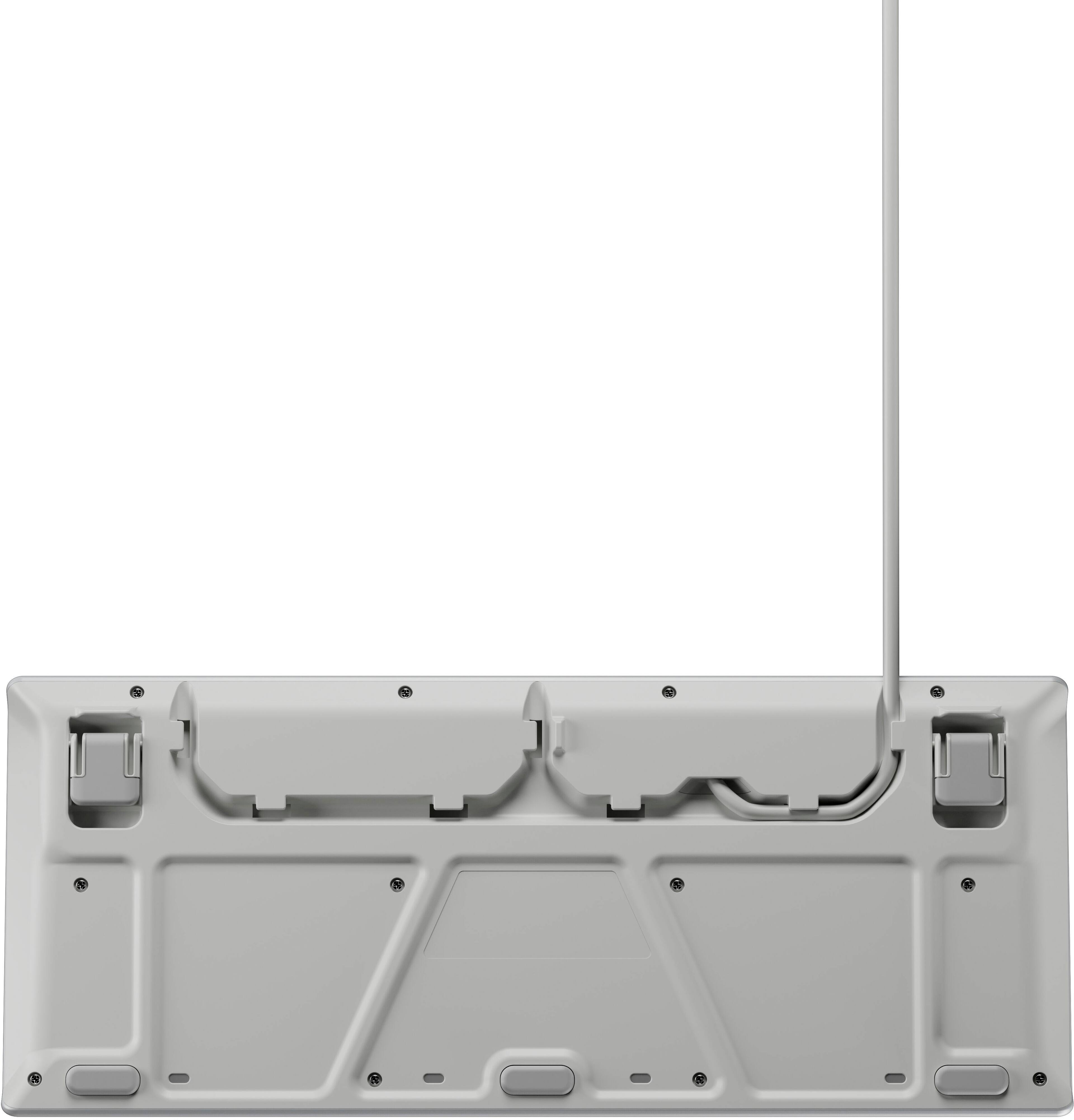 Alt View 15. SteelSeries - Apex 3 TKL Wired Membrane Whisper Quiet Switch Gaming Keyboard 8 zone RGB Backlighting - White.