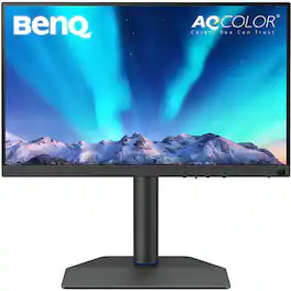 BenQ - Refurbished Excellent - PhotoVue 27" QHD 1440p HDR Monitor 5 ms 16:9 1000:1 99% Adobe RGB, USB-C, USB Hub HDMI & DisplayPort - Black