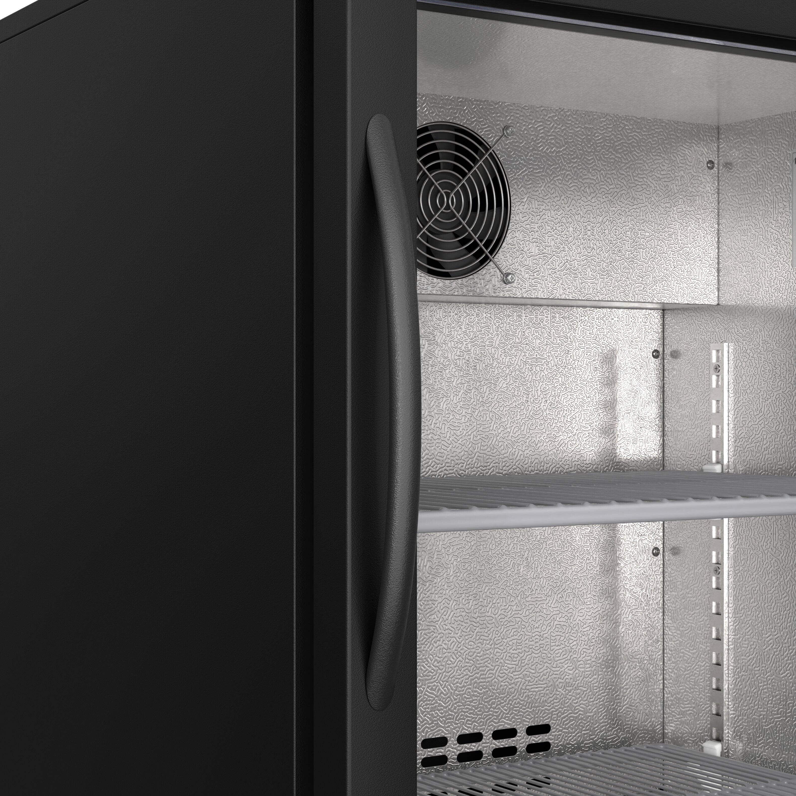 Alt View 7. Koolmore - 24 in. One-Door Back Bar Refrigerator - 4.1 Cu Ft. BC-1DSW-BK - Black.