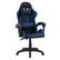 Angle. CorLiving - Ravagers Gaming Chair - Black and Blue.