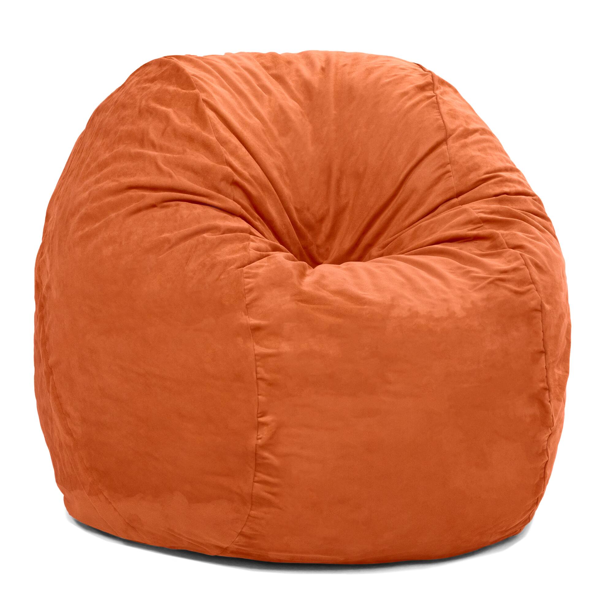 Jaxx - Saxx 5 Foot Large Bean Bag w/ Removable Cover - Mandarin