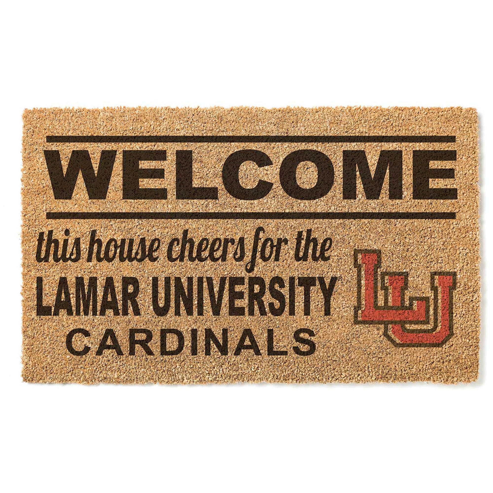 Lamar Cardinals 18" x 30" Welcome Doormat