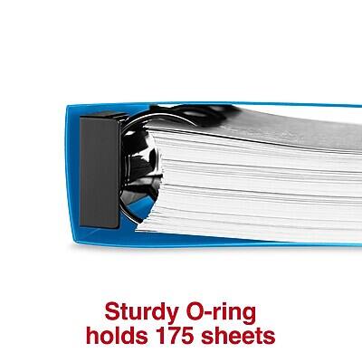 Sturdy O-ring holds 175 sheets