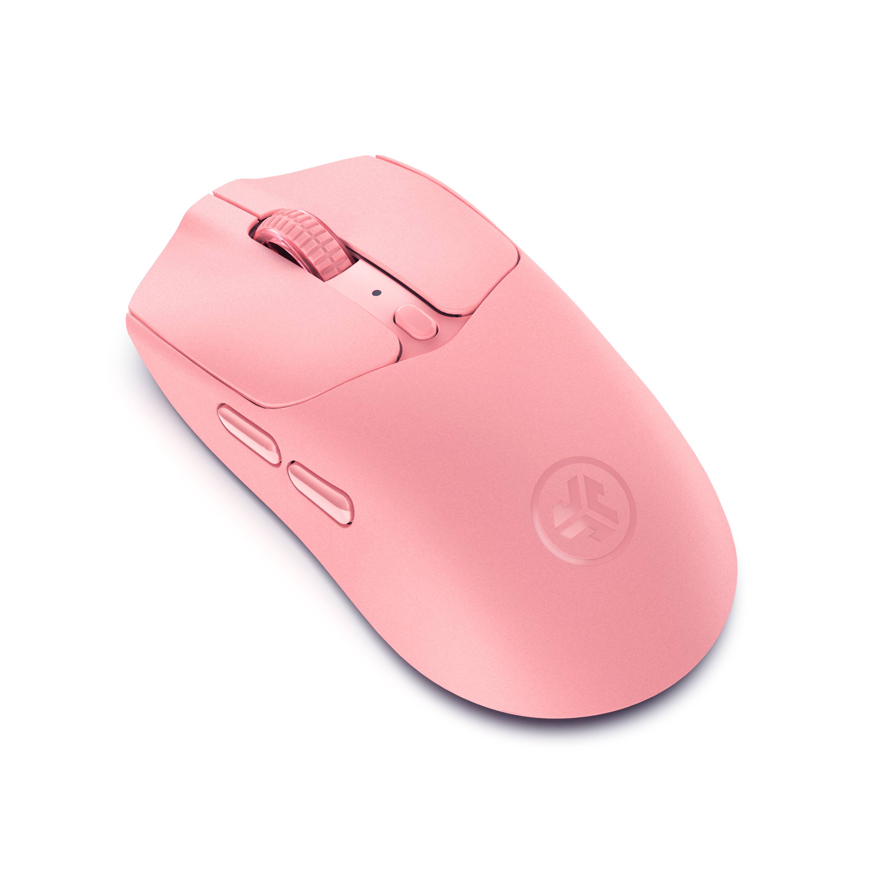 Alt View 2. JLab - Nightfall Wireless Gaming Mouse - Pink.