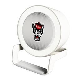 Keyscaper - NC State Wolfpack Linen Print Nightlight Charger & Bluetooth Speaker - White