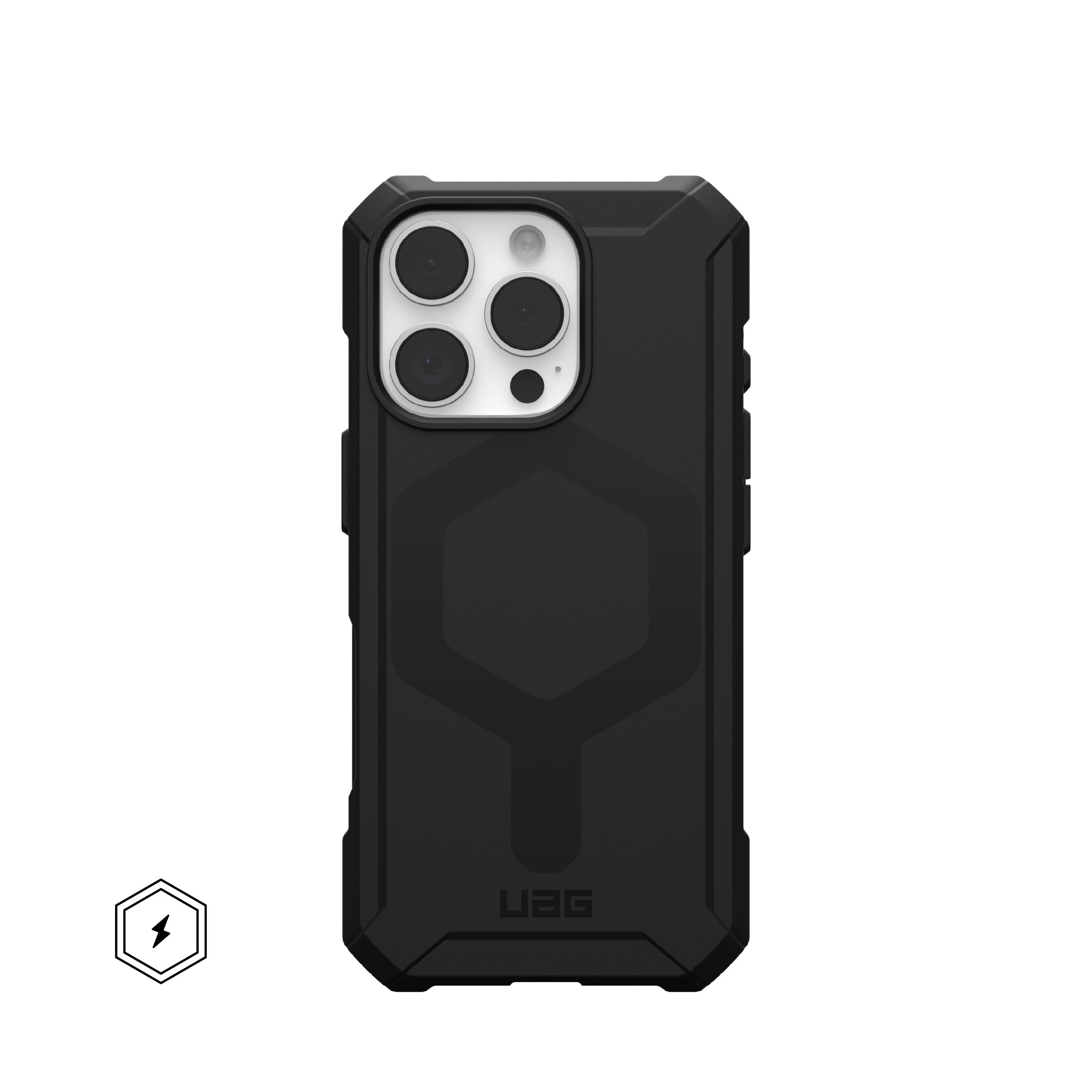 UAG - Essential Armor Series Case with Magsafe for Apple iPhone 16 Pro - Black - Front_Zoom