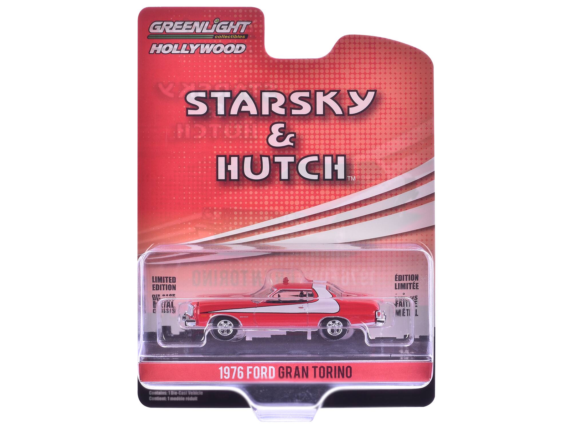 GREENLIGHT collectibles HOLLYWOOD STARSKY & HUTCH TM LIMITED EDITION DE LIMITEE Contains 1 Die Cast Vehicle Contient: 1 modèle réduit