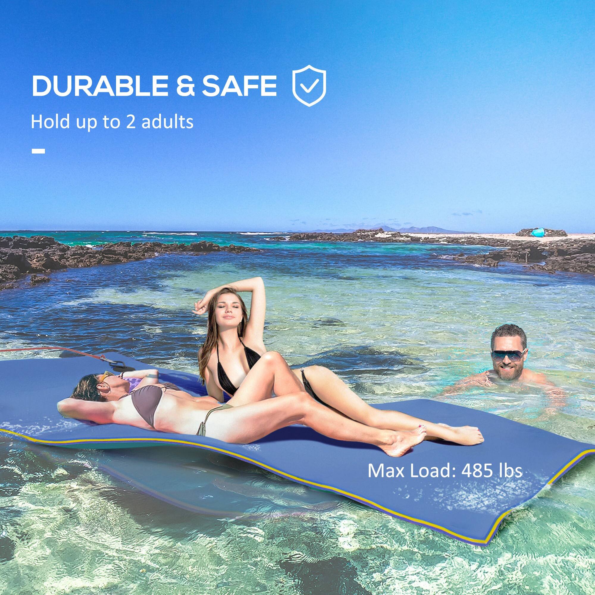 DURABLE & SAFE
Hold up to 2 adults
Max Load: 485 lbs