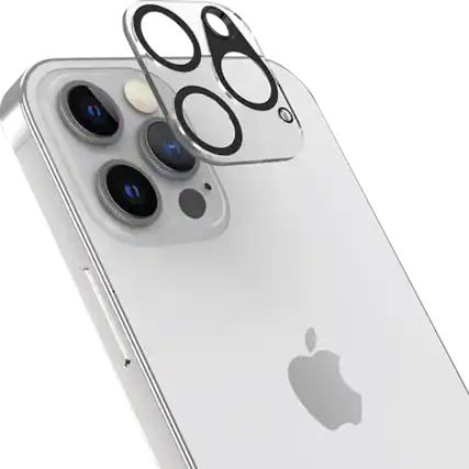 Front. Body Glove - DuraGlass Glass Camera Screen Protector - iPhone 12 Pro Max - Clear.