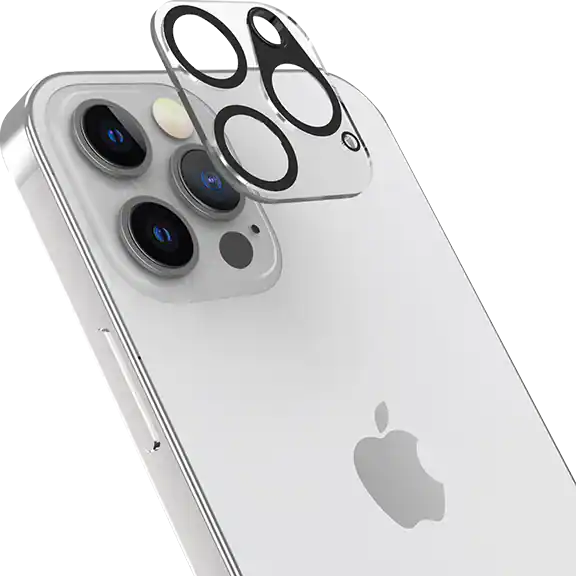 Front. Body Glove - DuraGlass Glass Camera Screen Protector - iPhone 12 Pro Max - Clear.