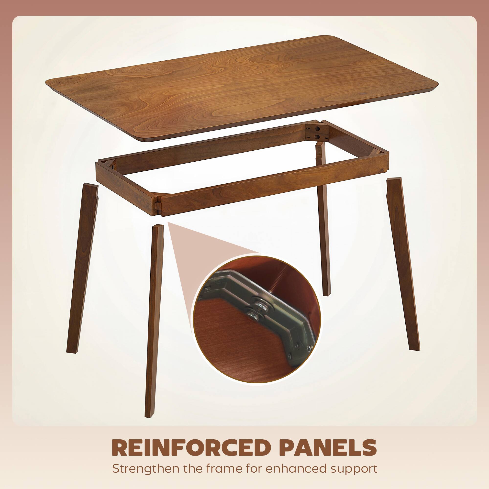 REINFORCED PANELS  
Strengthen the frame for enhanced support