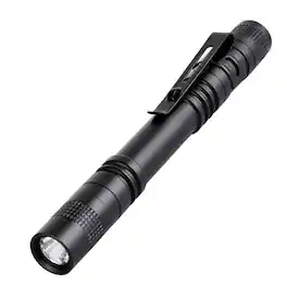 Cluzine - Mini Pen Flashlight 100 Lumens, Pocket Clip, Bright LED, Waterproof for Camping,Car Repair