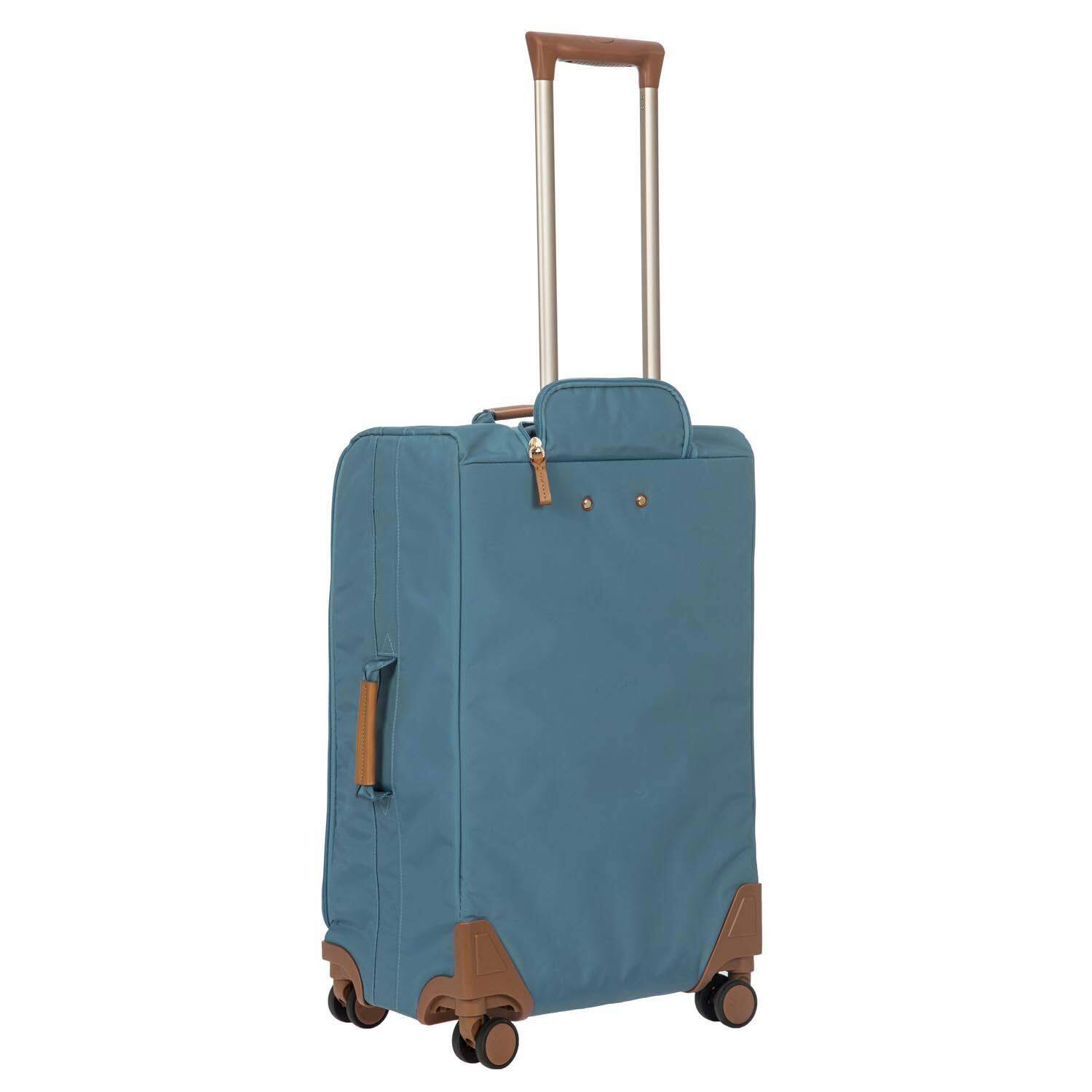 Angle. Bric's - Bric's X-Bag 25" 4-Wheel Medium Luggage Grey/blue - Grey/blue.