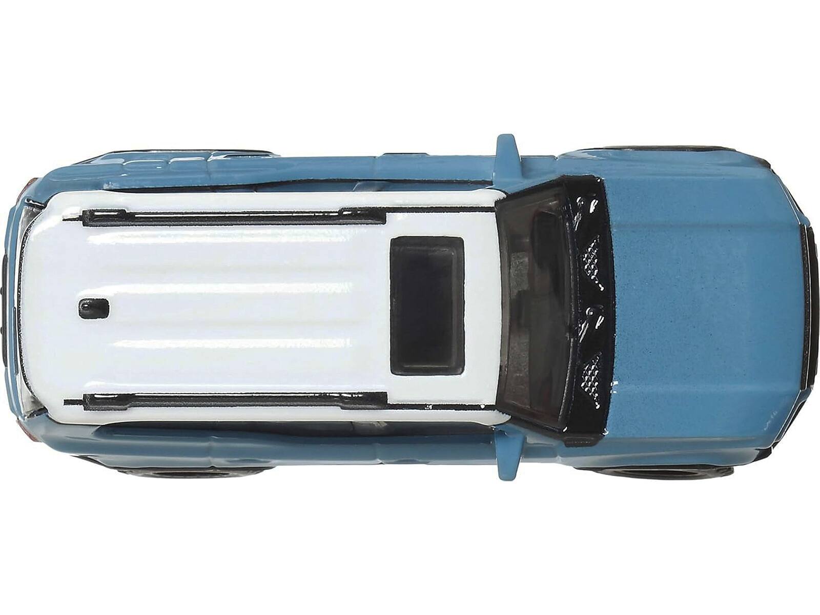 Back. Hot Wheels - 2024 Toyota Land Cruiser Blue with White Top "HW Off Road" Series Diecast Model Car by Hot Wheels - Blue with White.