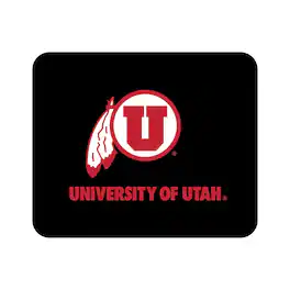 OTM Essentials - Utah Utes Color Logo Mouse Pad - Black
